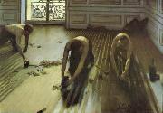 Gustave Caillebotte The Floor Strippers France oil painting artist